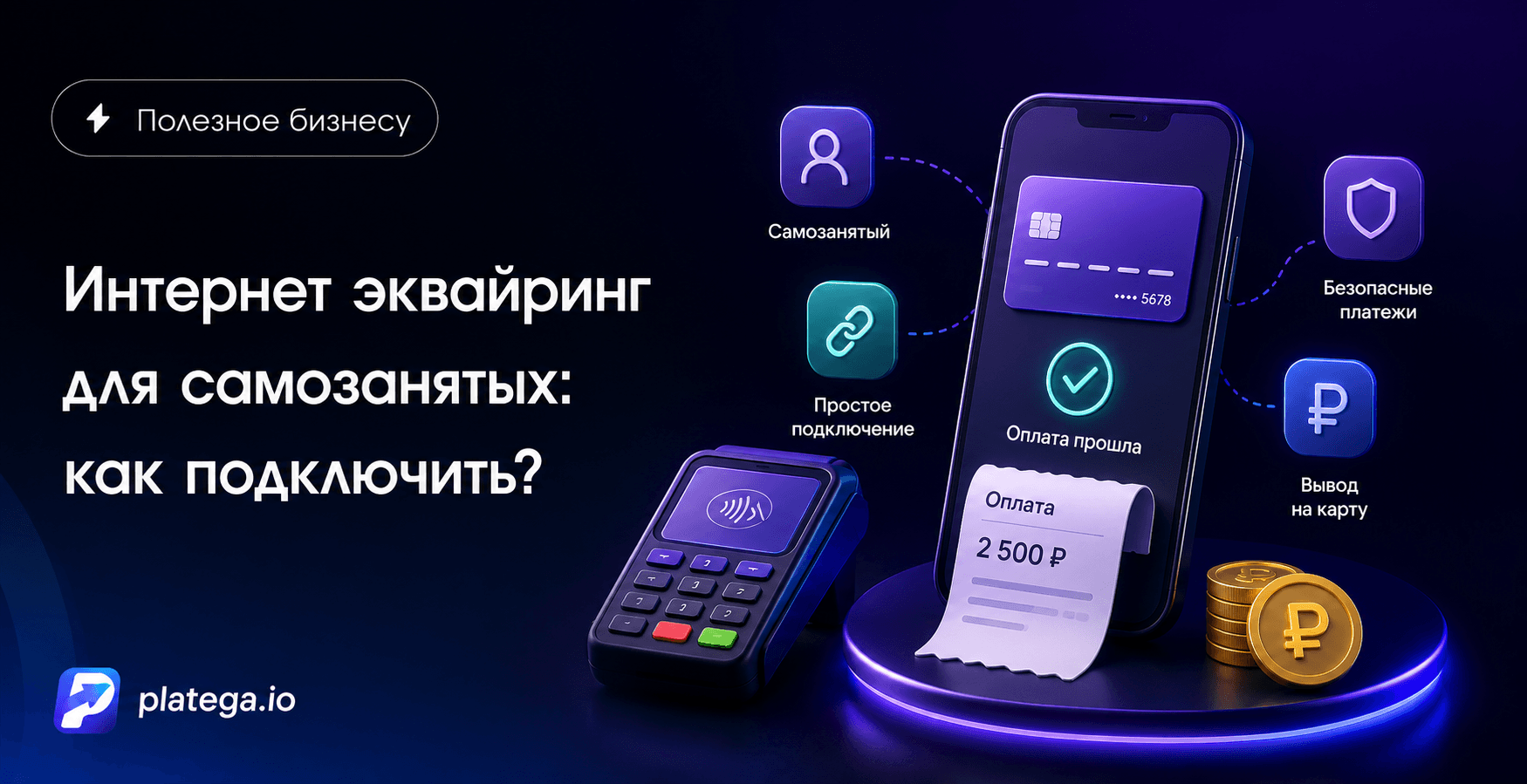 Интернет эквайринг для самозанятых: как подключить?