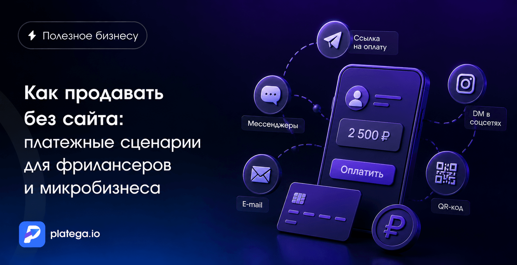 Как продавать без сайта: платёжные сценарии для фрилансеров и микробизнеса