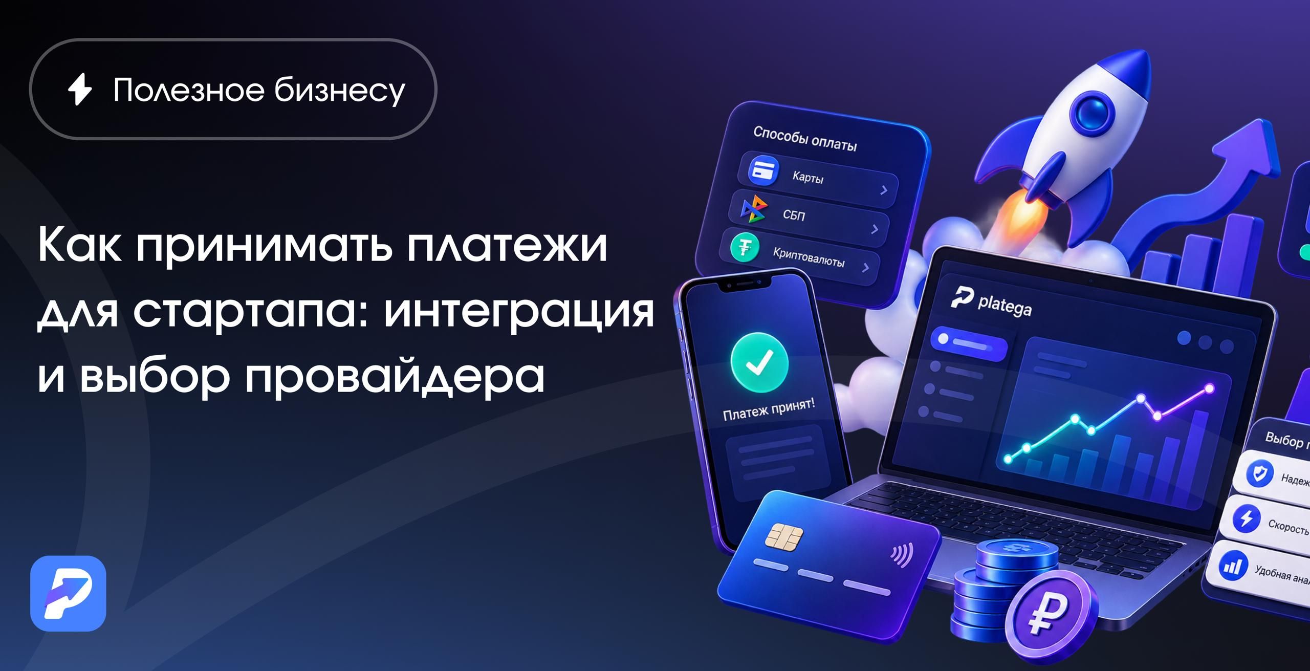 Как принимать платежи для стартапа: интеграция и выбор провайдера