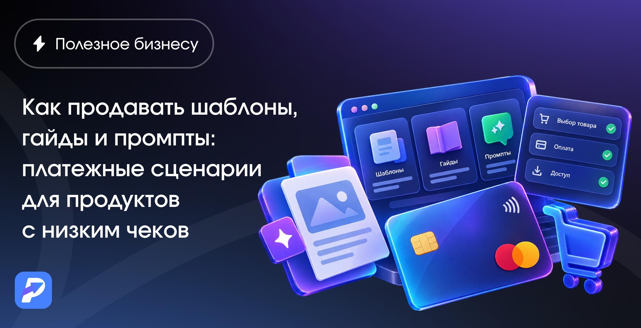Как продавать шаблоны, гайды и промпты: платежные сценарии для продуктов с низким чеком