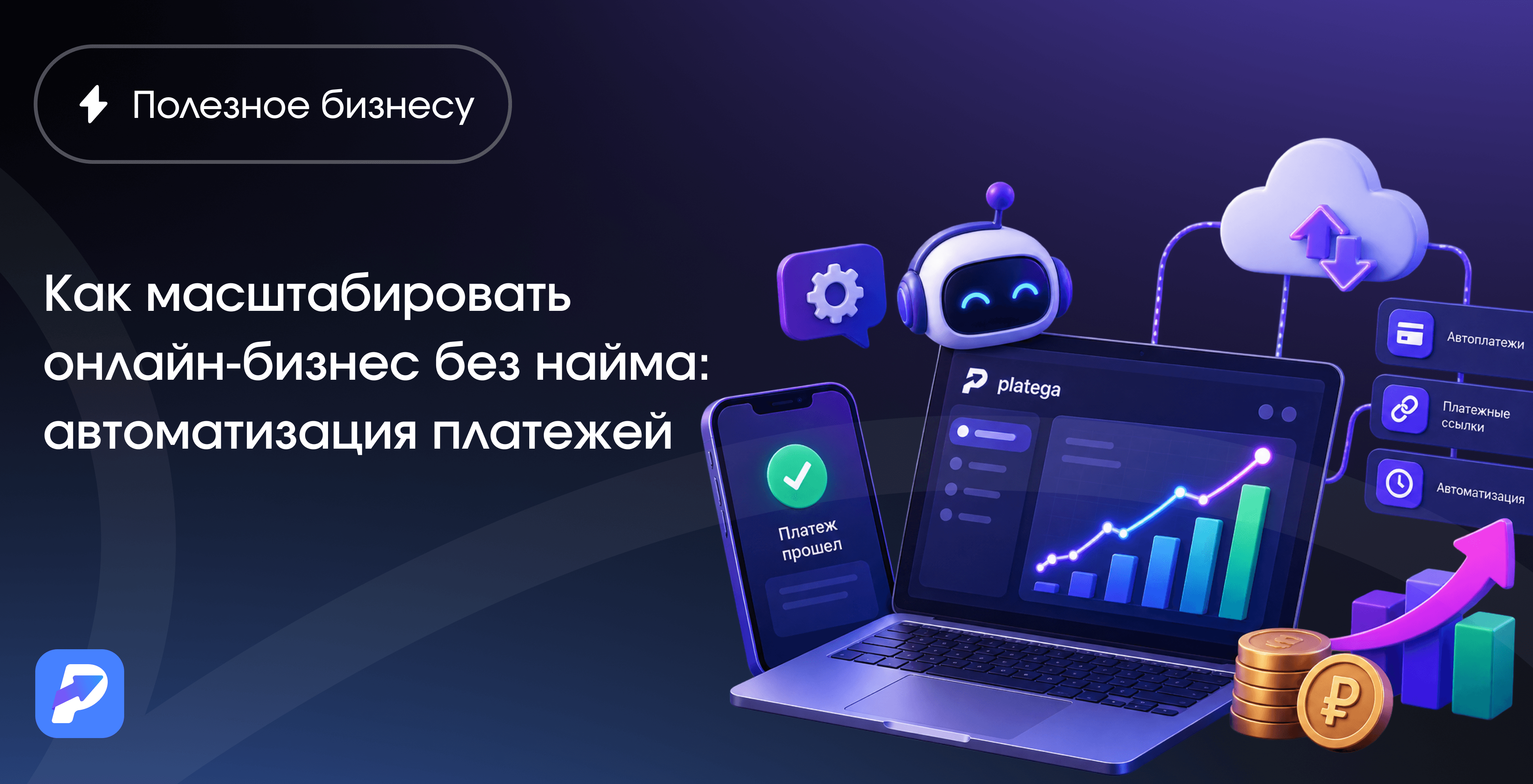 Как масштабировать онлайн-бизнес без найма: автоматизация продаж и платежей